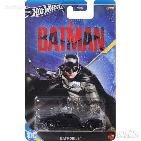 Оригинална количка Hot Wheels BATMAN Batmobile Батмобил Батман в Коли камиони мотори