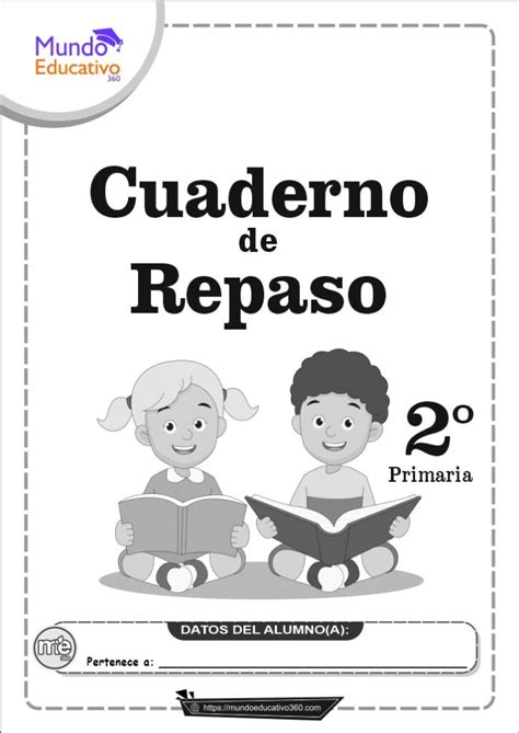 Cuaderno de REPASO para 2º Grado de Primaria segundo trimestre