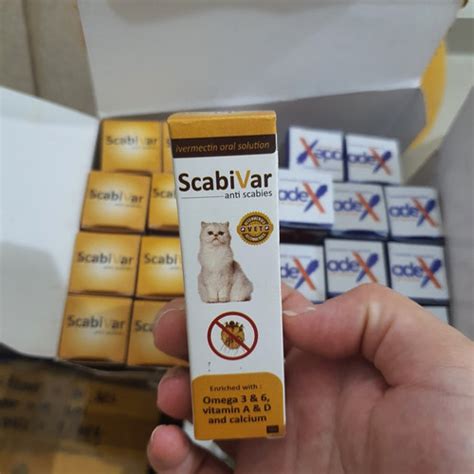 Jual Obat Scabies Kucing Oral Scabivar 10ml Obat Kutu Scabies Minum