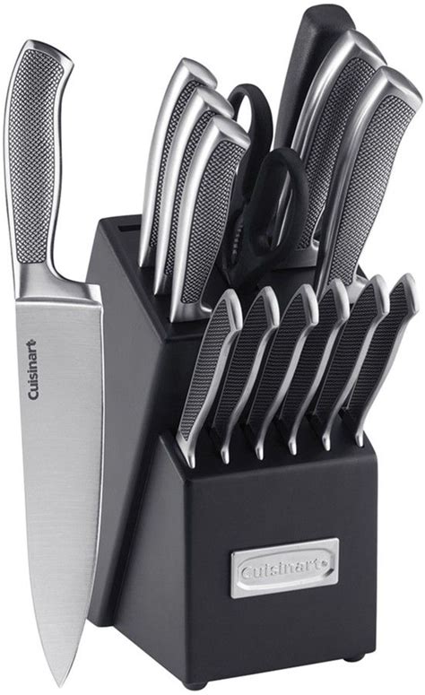 Cuisinart 15 Piece Knife Block Set Knife Set Kitchen Stainless Steel