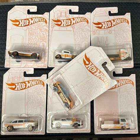 Mattel Toys 220 Hot Wheels 52nd Anniversary Pearl And Chrome Set Includes Gazella Gt Poshmark