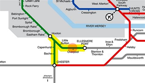 Overpool Station Map Liverpool Merseyrail