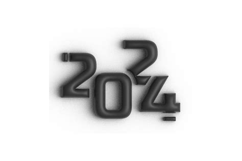 3d 2024 Number Logo Concept Graphic by Muhammad Rizky Klinsman ...