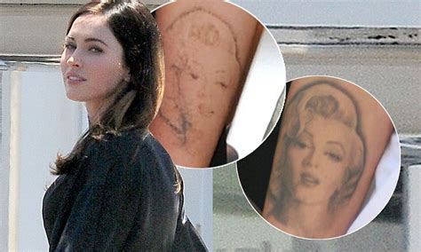 Megan Fox On Why Shes Removing Her Tattoo Of Tragic Marilyn Monroe