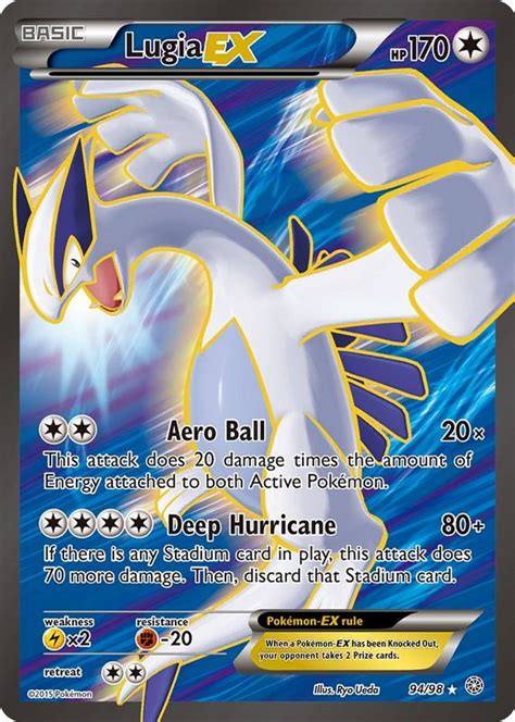 Lugia EX 2015 XY Ancient Origins 94 98 Holo Full Art Price Guide