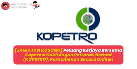 Jawatan Kosong Peluang Kerjaya Bersama Koperasi Kakitangan Petronas