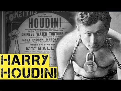 HARRY HOUDINI O MAIOR MÁGICO DA HISTÓRIA RESUMO COMPLETO YouTube