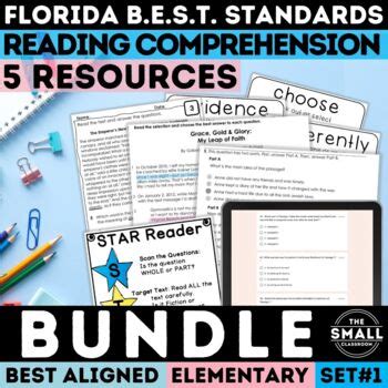 Reading Comprehension Test Prep Bundle For Florida Fast Best Standards