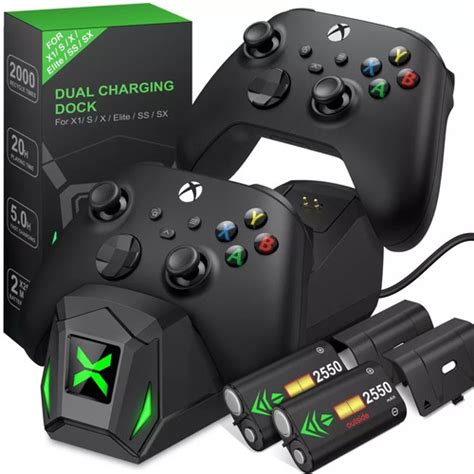 Dock Carregador Controle Xbox One Serie S X 2 Baterias