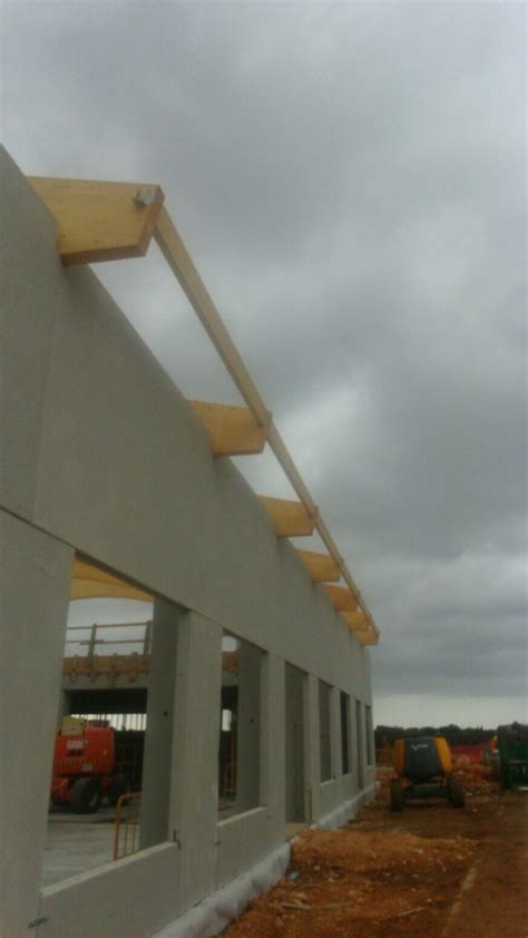 Estructura De Madera Laminada Para Bodega Jos L Ferrer En Binissalem