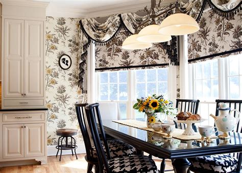 Занавески на кухню в стиле Прованс (64 фото)