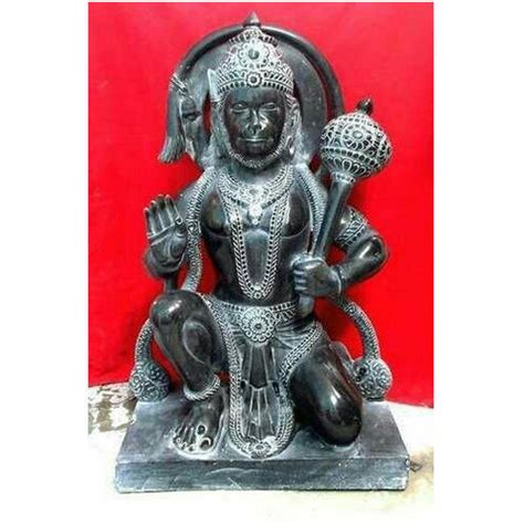 Easy To Clean Black Marble Hanuman Statue At Best Price In Jaipur