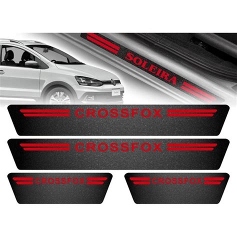 Soleira De Porta Vw Crossfox Vermelho Shopee Brasil