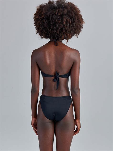 Ba Lamal Straplez Bikini Tak M Siyah Rivus