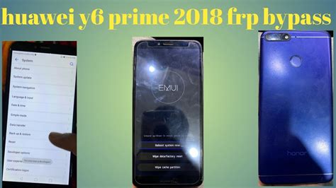 Huawei Y6 Prime 2018 FRP Bypass Huawei Y6 Prime 2018 Google Account