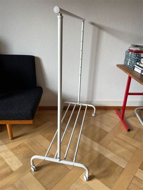 Ikea Rigga Garderobenst Nder Kleiderst Nder Weiss Kaufen Auf