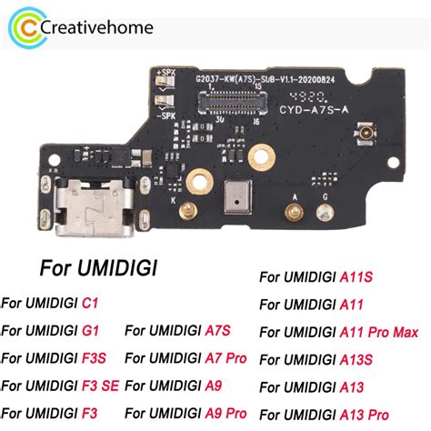 Original Charging Port Board For UMIDIGI C1 G1 F3 UMIDIGI A7S UMIDIGI