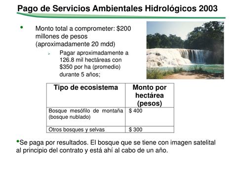 Ppt La Experiencia De M Xico En El Pago Por Servicios Ambientales