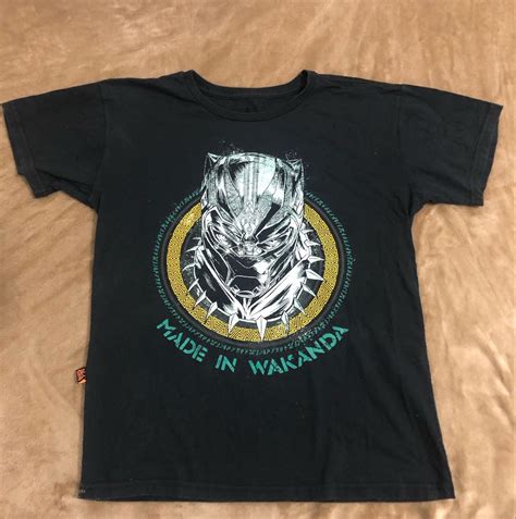 Camiseta Pantera Negra Wakanda Roupa Infantil Para Menino Piticas