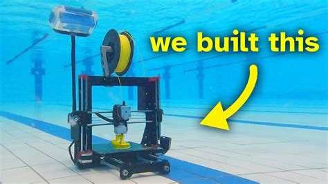 3D Printing Underwater Actually WORKS YouTube