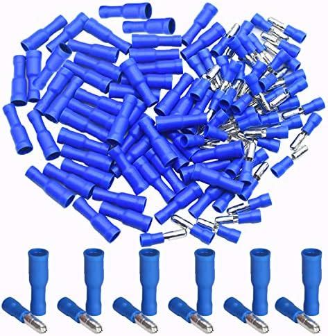 Ceeysee Pcs Awg Of Blue Insulated Female Male Bullet Connector