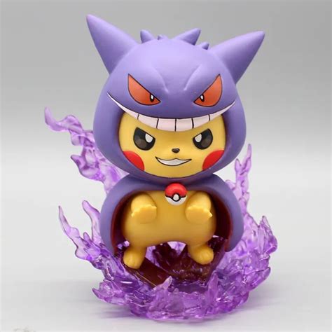 Cm Pokemon Ekil Pikachu Gengar Cos Model Nk Modeli Bebek Koleksiyon