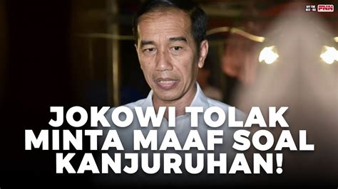 DIBERI WAKTU 3 HARI AREMANIA SOMASI JOKOWI ISTANA TOLAK MINTA MAAF