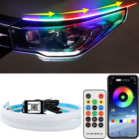 Amazon Car Headlight Led Strips Ledcare Inch Exterior Car Led