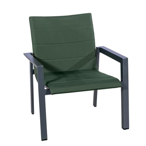 Raja Lounge Chair Charcoal And Green Patio Warehouse