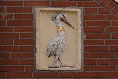 Gevelstenen Met Een Reiger Palmgracht 39 Amsterdam VVAG Project