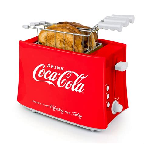 Nostalgia Tcs2ck Coca Cola Grilled Cheese Toaster With Easy Clean