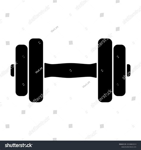 Dumbbell Symbol Images Stock Photos Vectors Shutterstock