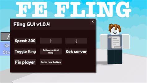 Roblox Fe Script Showcase Spin Fling Gui V Youtube