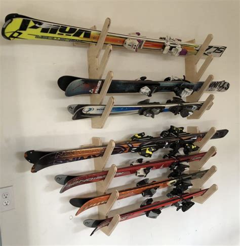 Ski Storage Clever Compositions Ski Storage Skiing Ski Rack