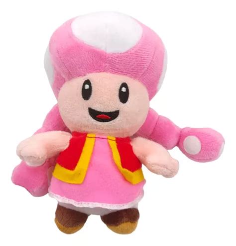 Peluche Toadete Honguita Rosa 17 Cm Impecable Calidad MercadoLibre