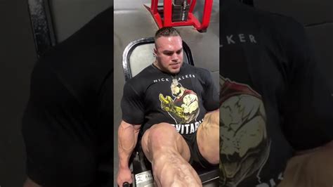 Bodybuilder Nick Walker Monster Leg Day Youtube