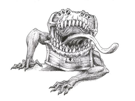 dnd creature mimic  khronen  deviantart