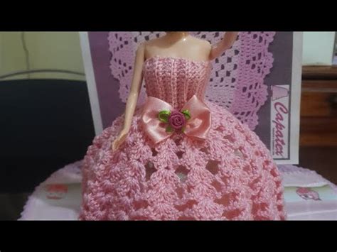 Vestido De Croch Para Boneca Barbie Cristaflordocampo Youtube