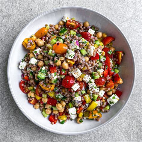 Vegan Giant Couscous Salad Zena S Kitchen