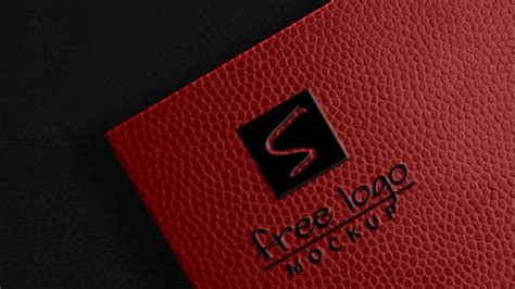 Free Embossed Leather Stamping Logo Mockup Psd Psfiles