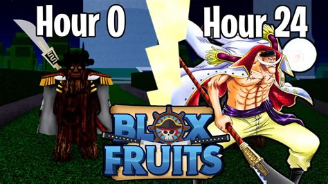 I Became Yonko Whitebeard In Hours Blox Fruits Roblox Youtube