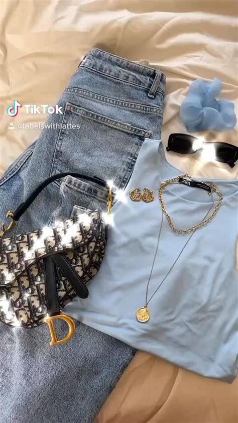 Baby Blue Ootd 🦋 Video Trendy Fashion Casual Chic Summer Outfits