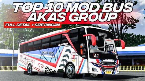 Top Mod Bus Akas Group Terbaru Mod Bussid Youtube