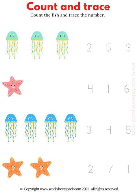 Count And Trace Worksheets Free Pdf Printable And Online Worksheets Pack