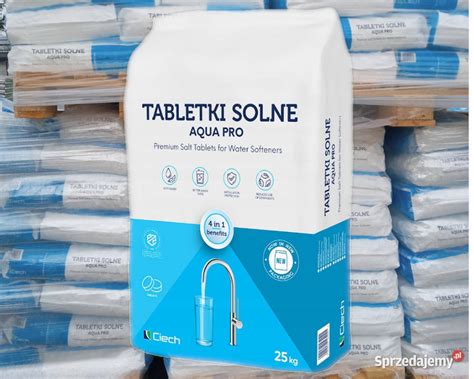 TABLETKI SOLNE 25kg do systemów uzdatniania wody PALETA Reda