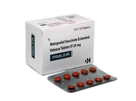 Metoprolol Succinate Er Tablet Mg Packaging Type Blister At Rs