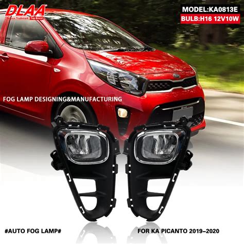 Front Bumper Fog Lamp Upgrade For Kia Picanto Front