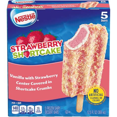 Nestle Strawberry Shortcake Ice Cream Bars 12 5 Fl Oz Instacart