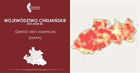 Map Of Settlement Density Of The Culm Chełmno Voivodeship 16th 18th Centuries Polish