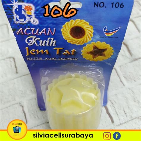 Jual Acuan Jem Tat 106 Cetakan Kue Kering Nastar Biskuit Cookies Cutter